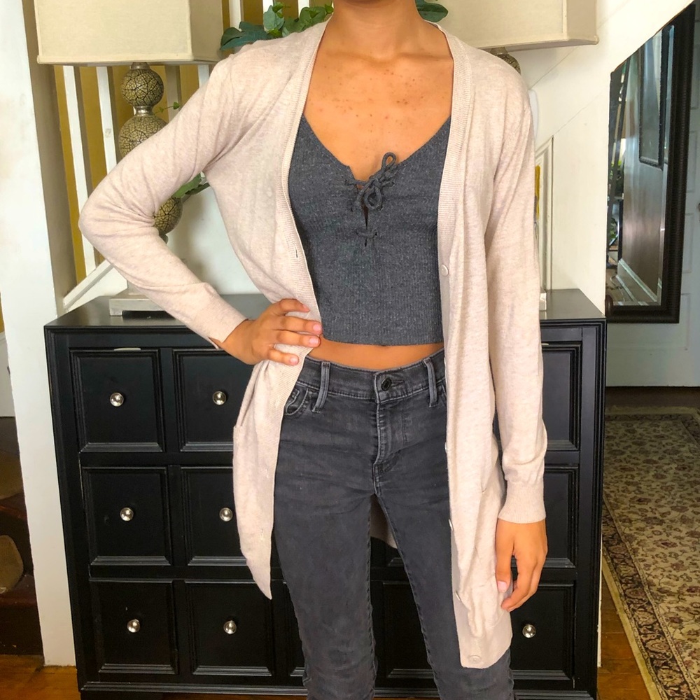 Beige cardigan
